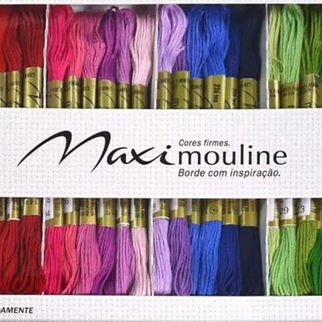 72 tons de linha meada Círculo Maxi Mouline de algodão com 8m