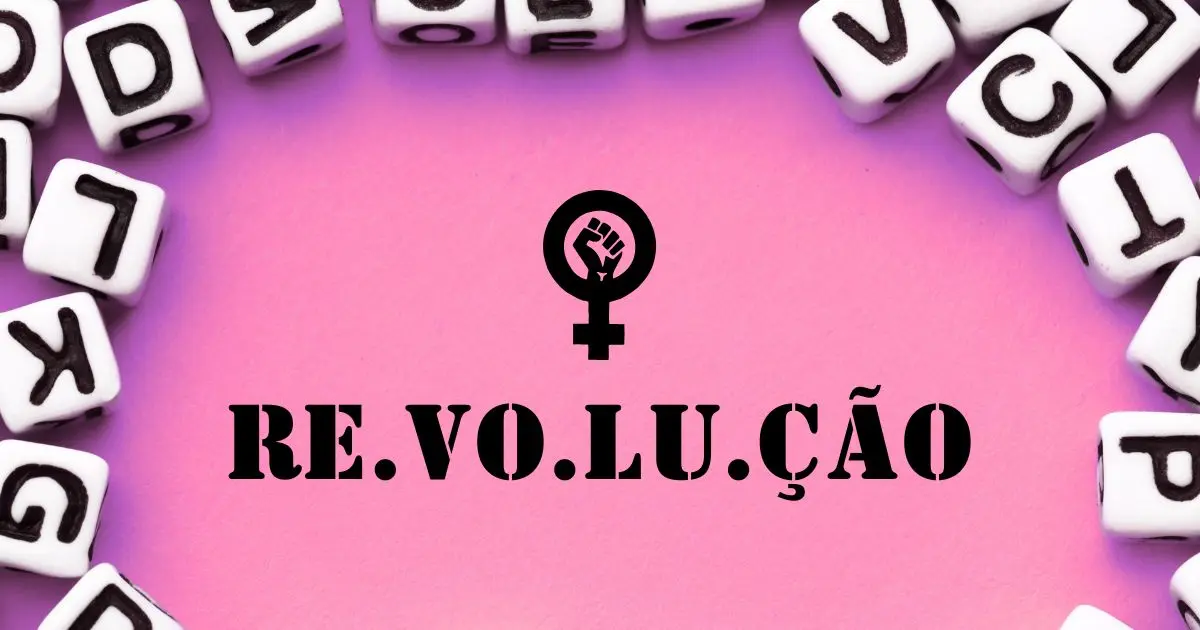 capa do post para o verbete "revolução" do dicionário da insurgência do site agulhas da resistência subvertendo linhas e pontos. o texto está dividido em sílabas re-vo-lu-ção